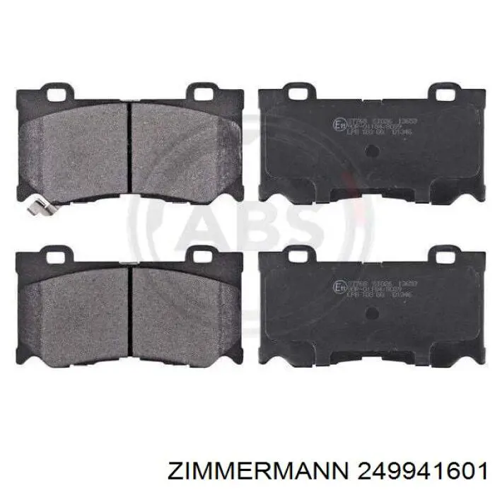 Колодки Zimmermann 249941601 цена, от 48.79 USD
