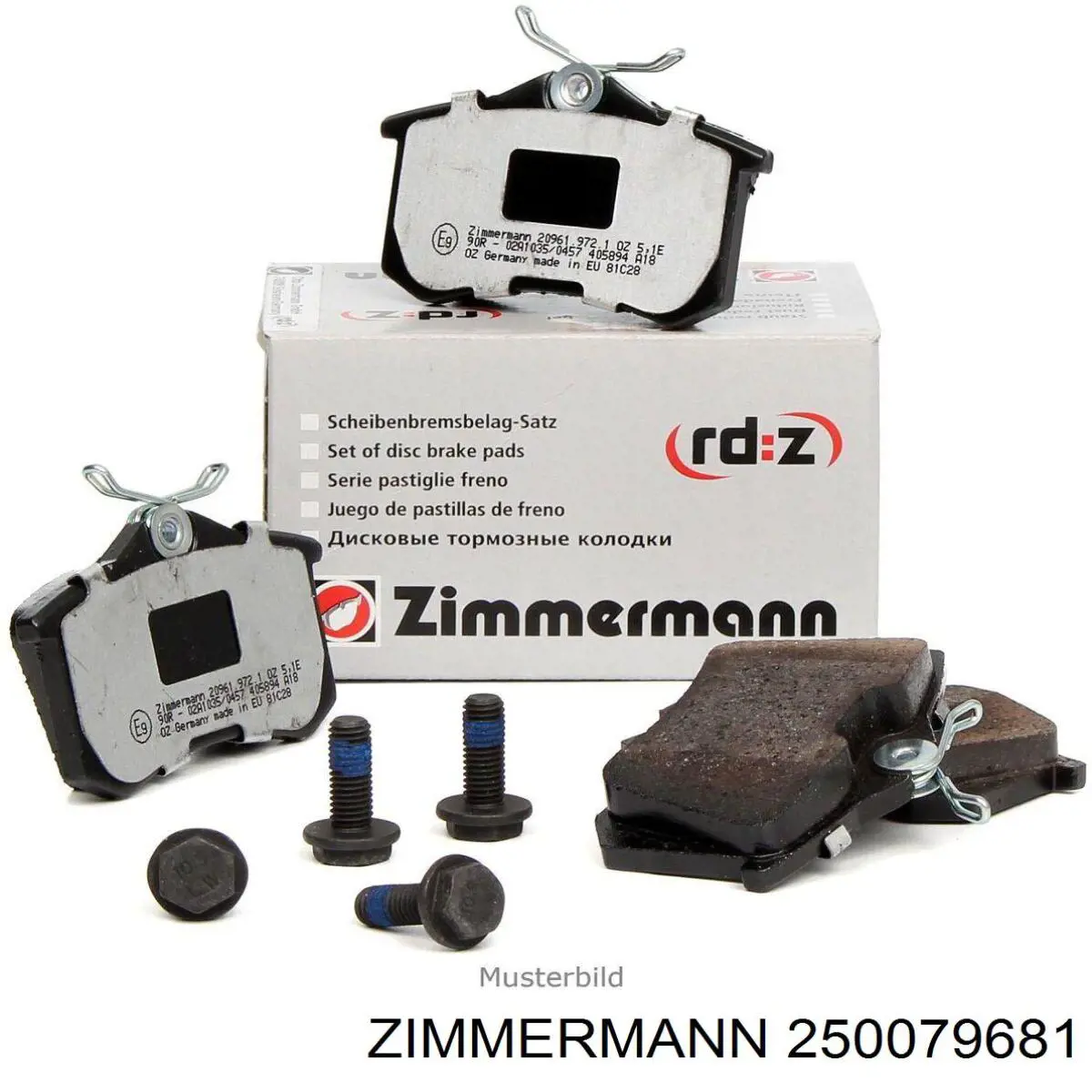 Колодки Zimmermann 250079681 цена, от 164.70 USD