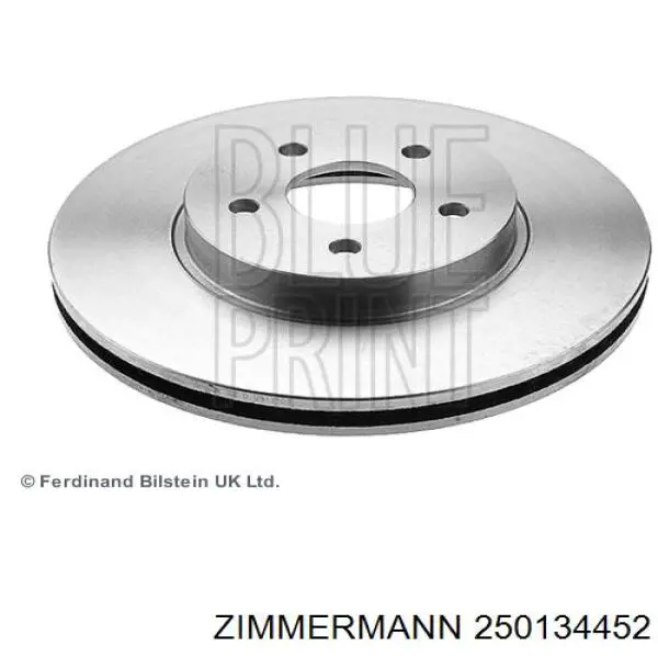 Передние тормозные диски 250134452 Zimmermann