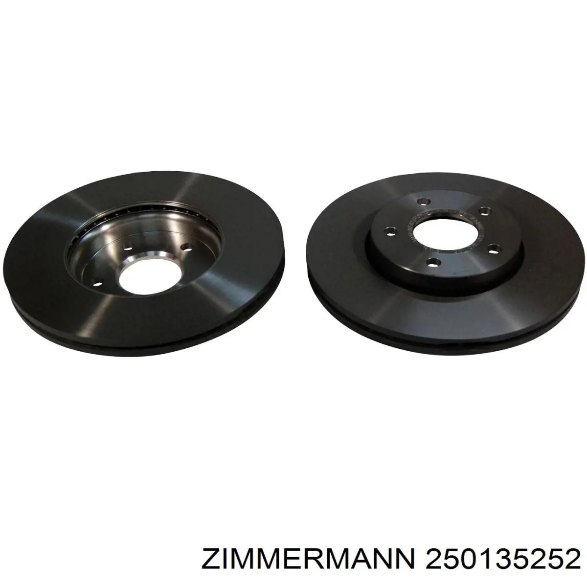 250135252 Zimmermann Диск тормозной передний