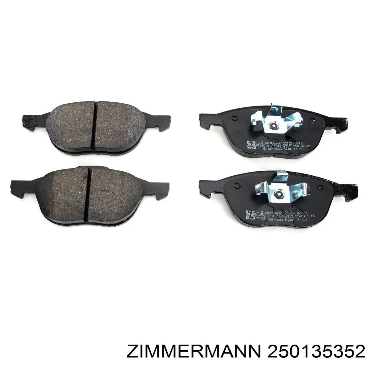 Передний тормозной диск Zimmermann 250135352