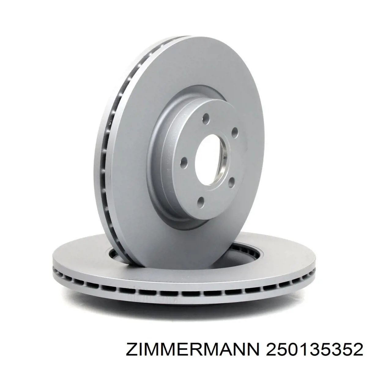 Передние тормозные диски 250135352 Zimmermann