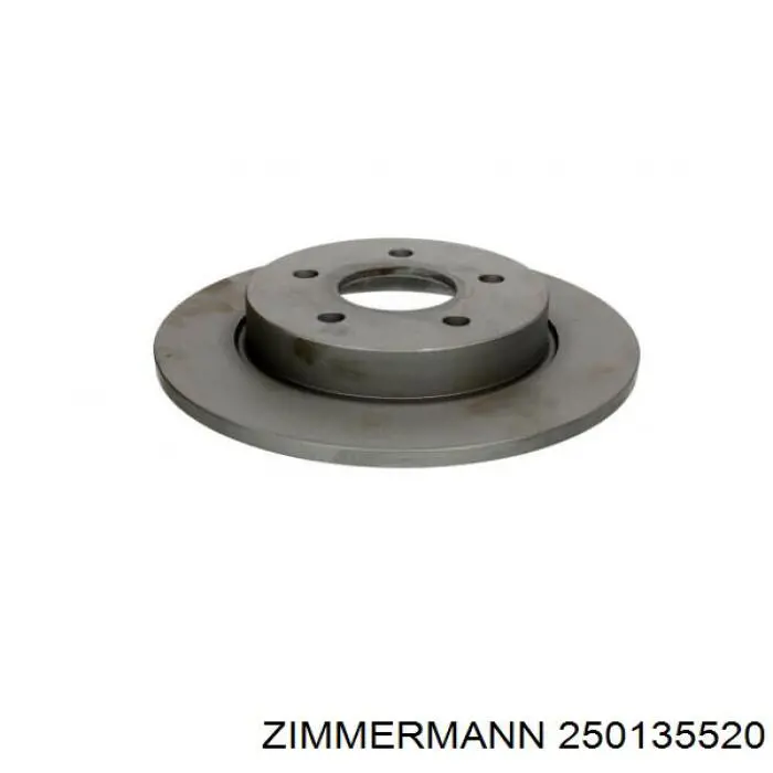 Задний тормозной диск Zimmermann 250135520 цена, от 33.92 USD