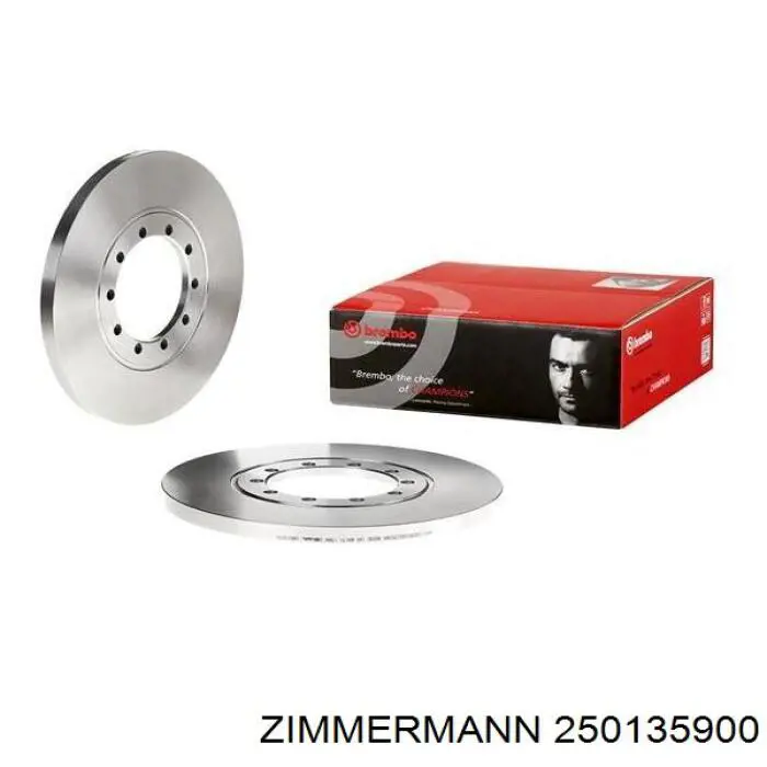 Купить 250135900 Zimmermann Диск тормозной задний