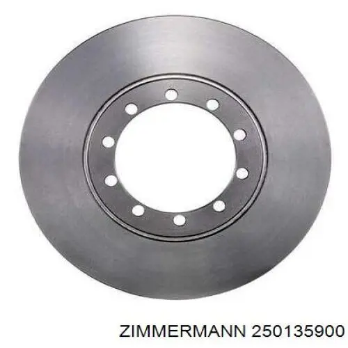 250135900 Zimmermann диск тормозной задний