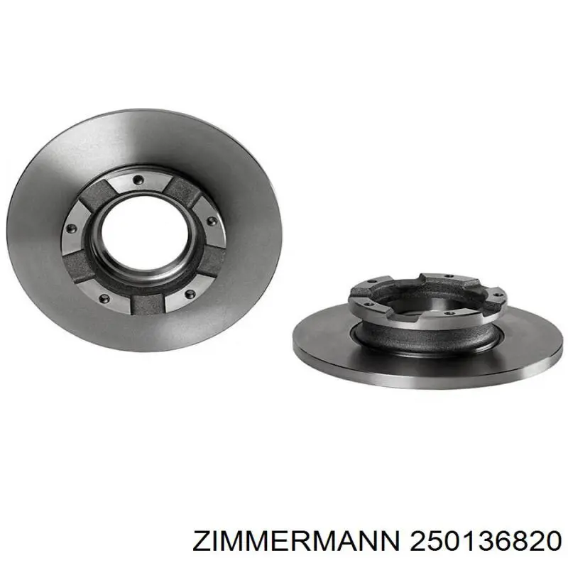 Тормозные диски 250136820 Zimmermann