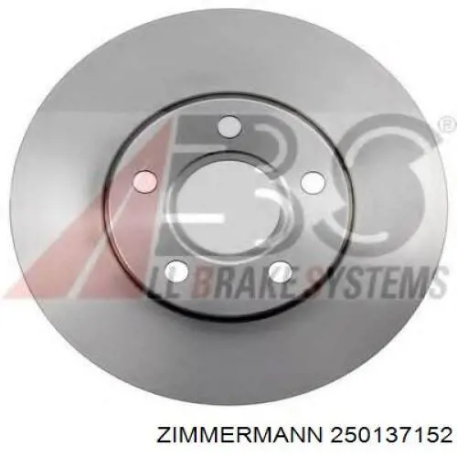 Купить 250137152 Zimmermann Ротор тормозной