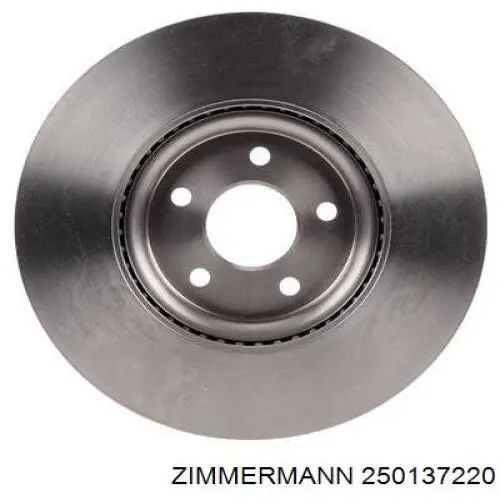 Передние тормозные диски 250137220 Zimmermann