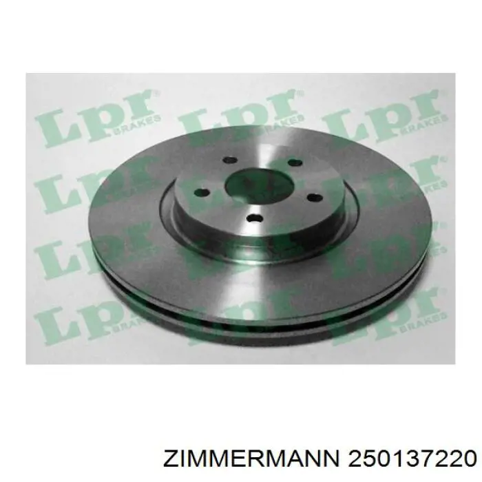 Купить 250137220 Zimmermann Ротор тормозной
