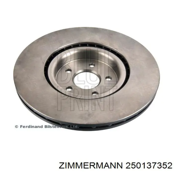 250137352 Zimmermann Диск тормозной передний