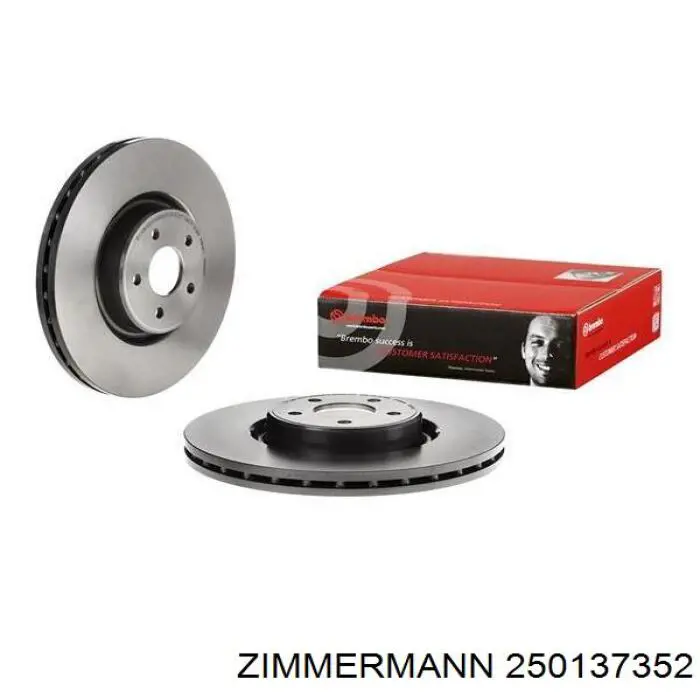 Передний тормозной диск Zimmermann 250137352
