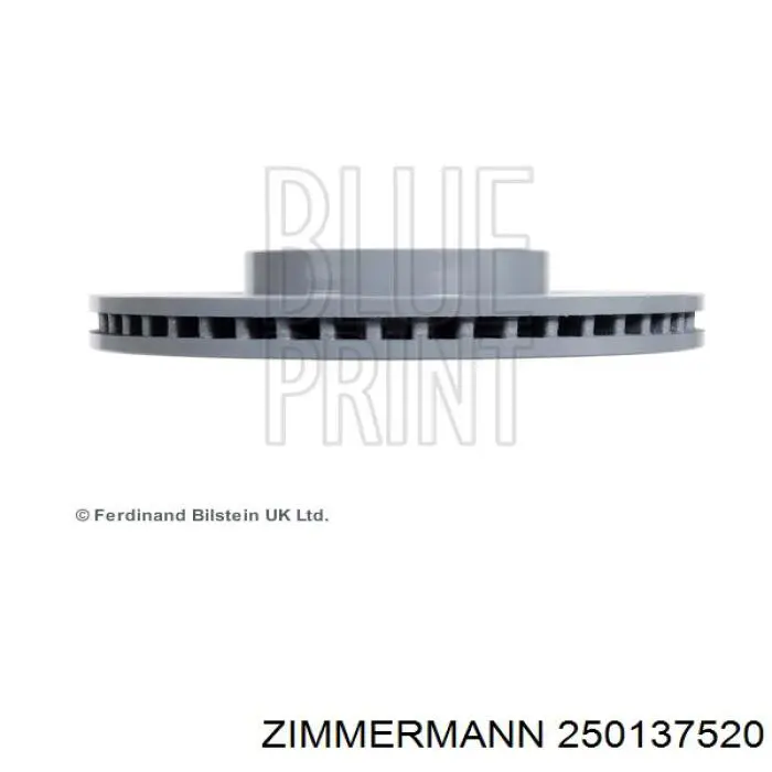 Передний тормозной диск Zimmermann 250137520