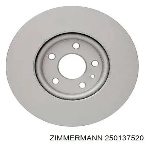 Купить 250137520 Zimmermann Ротор тормозной