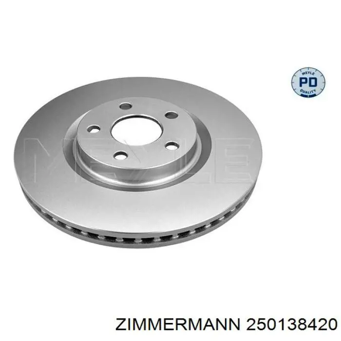 Тормоз дисковый передний Zimmermann 250138420 цена, от 91.41 USD