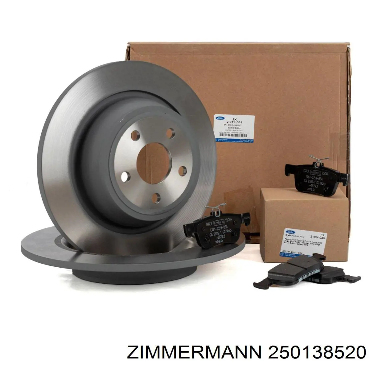 Купить 250138520 Zimmermann Диск тормозной задний