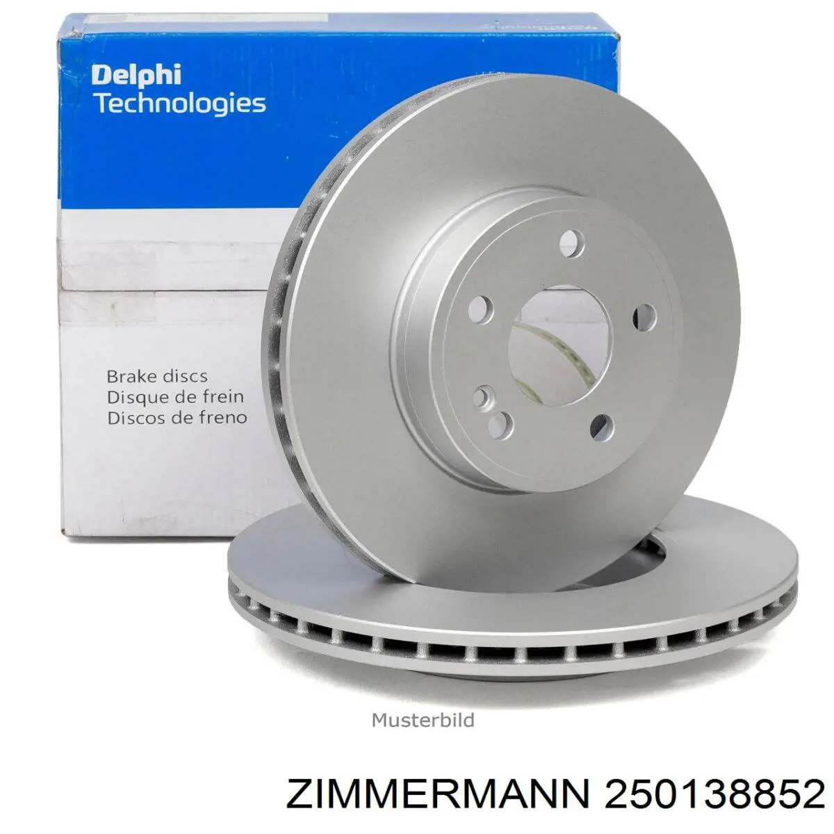 Задний тормозной диск Zimmermann 250138852 цена, от 62.64 USD