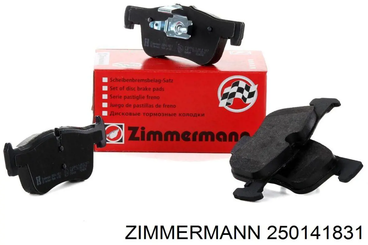 Колодки Zimmermann 250141831 цена, от 82.60 USD