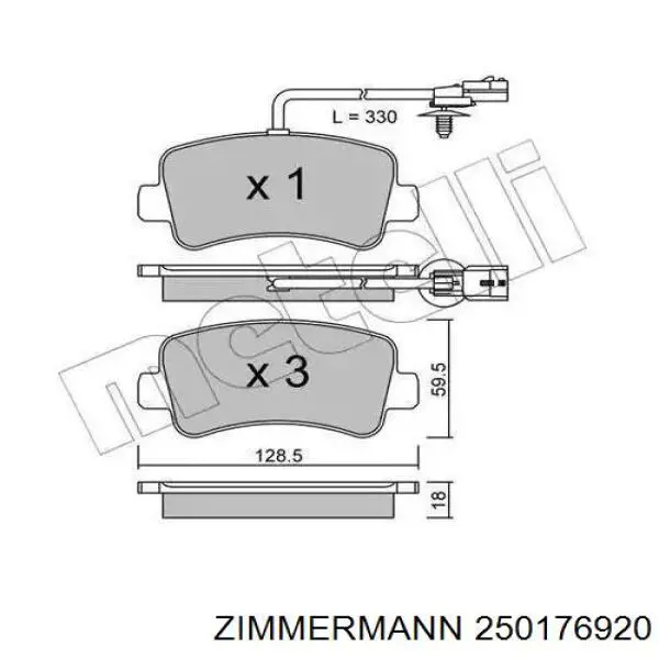 Купить 250176920 Zimmermann Тормозной барабан