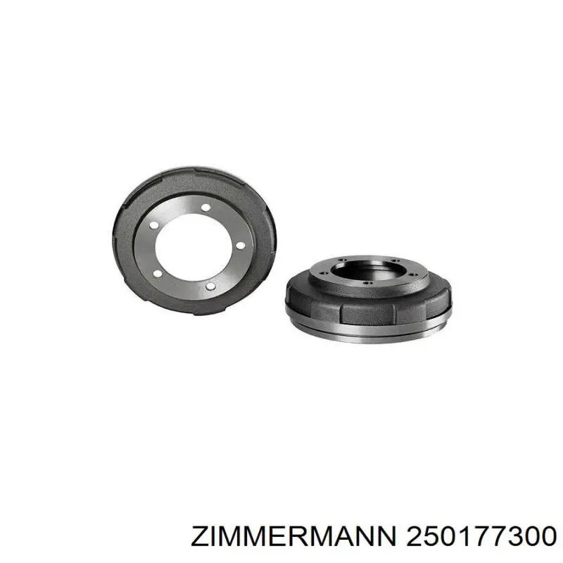Купить 250177300 Zimmermann Тормозной барабан
