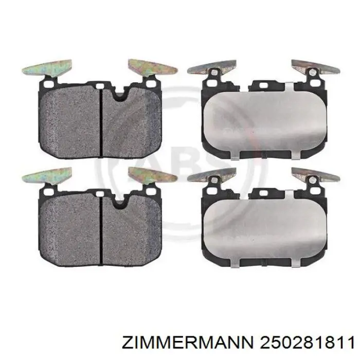 Колодки Zimmermann 250281811 цена, от 92.38 USD