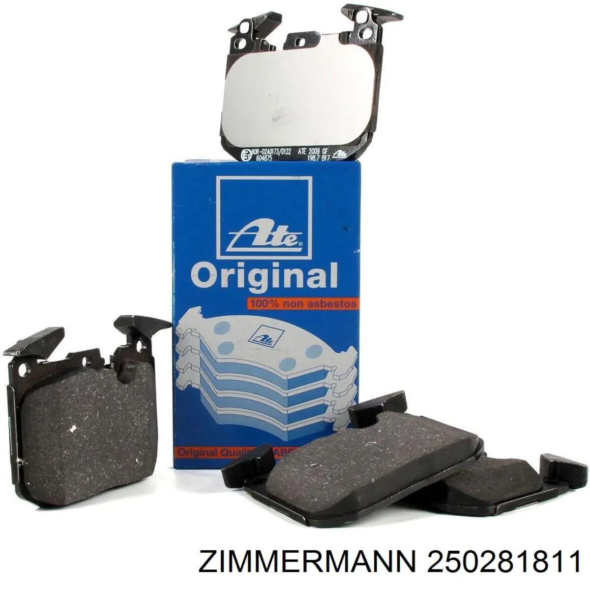 Передние тормозные колодки 250281811 Zimmermann