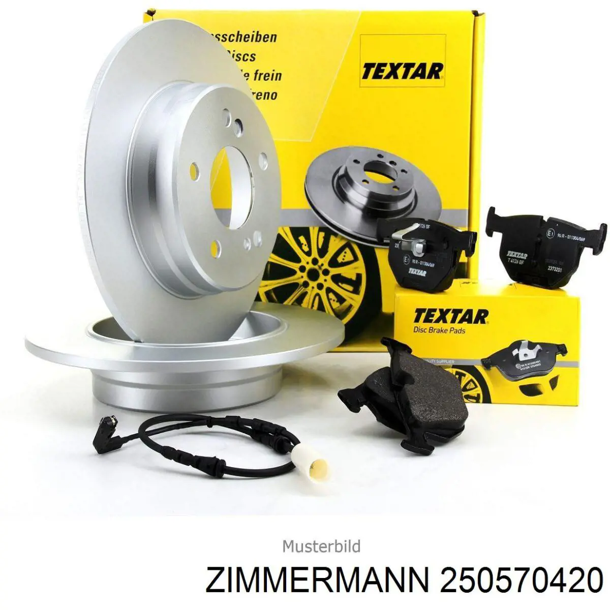 Тормозные диски 250570420 Zimmermann