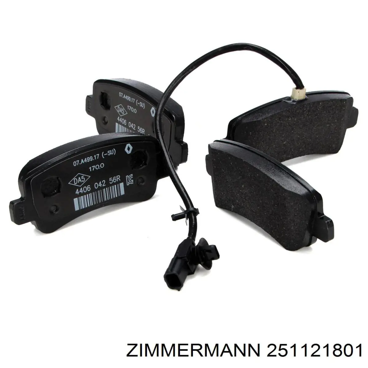 Колодки дисковые  Zimmermann 251121801 цена, от 38.93 USD