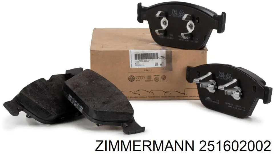 Колодки Zimmermann 251602002 цена, от 99.29 USD