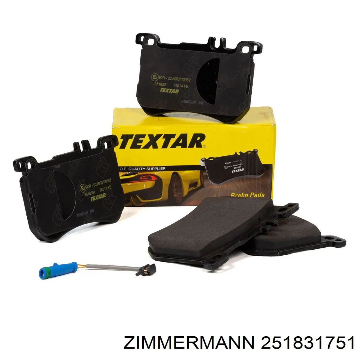 Купить 251831751 Zimmermann Колодки тормозные