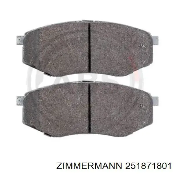 Колодки Zimmermann 251871801 цена, от 28.86 USD