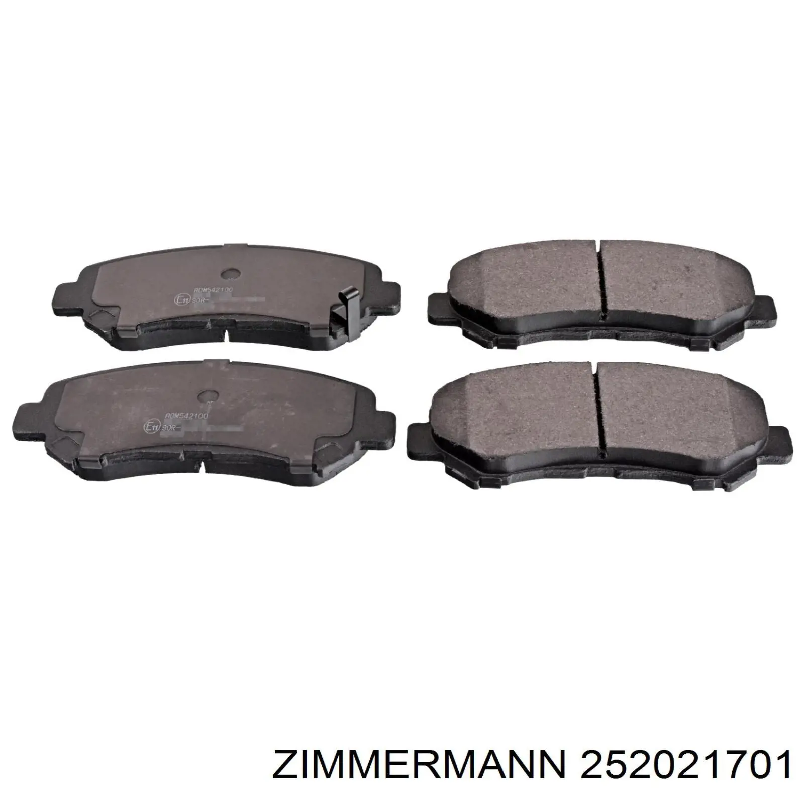 Колодки Zimmermann 252021701 цена, от 22.19 USD