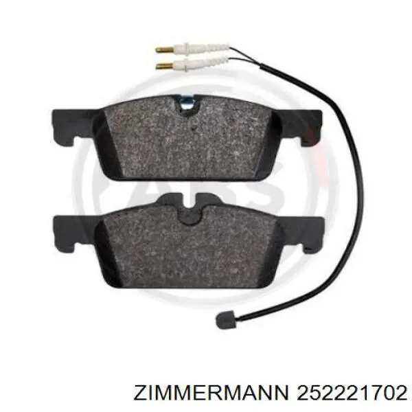 Тормозные колодки Zimmermann 252221702