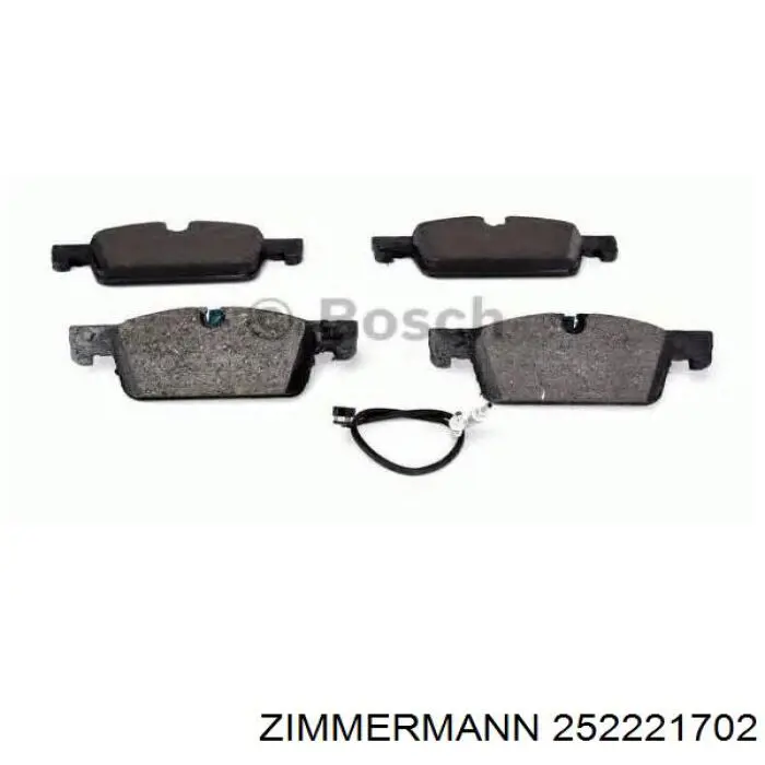 252221702 Zimmermann Колодки передние