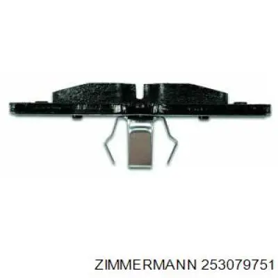 Купить 253079751 Zimmermann Колодки тормозные задние, дисковые