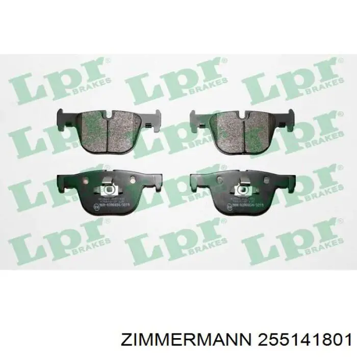 Колодки дисковые  Zimmermann 255141801 цена, от 57.43 USD