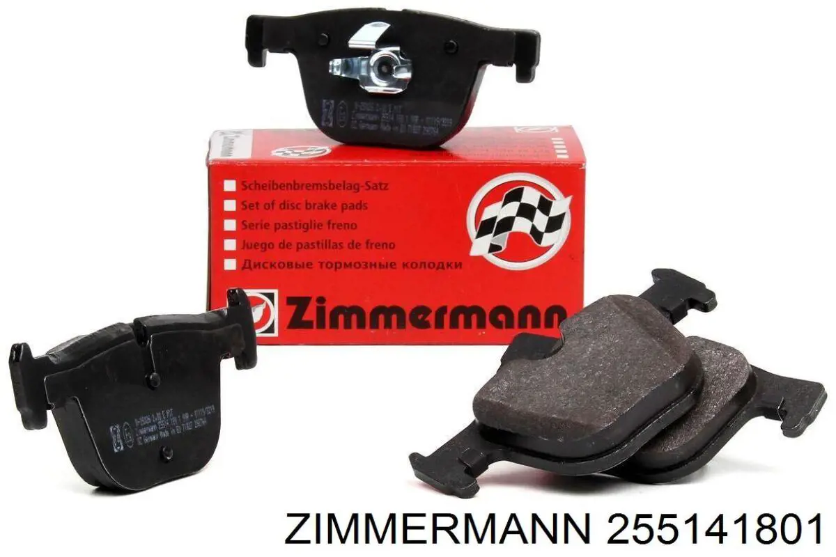Задние дисковые колодки Zimmermann 255141801