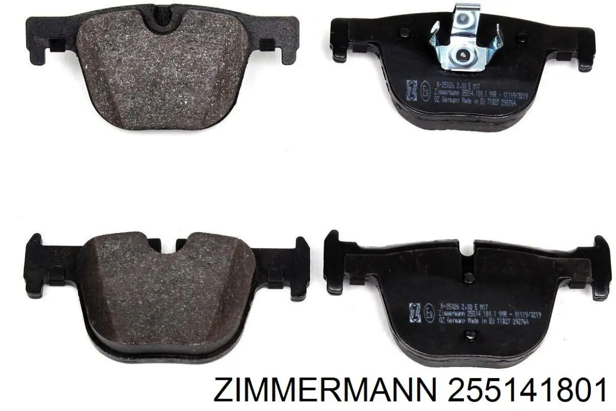 Колодки дисковые  Zimmermann 255141801 цена, от 57.43 USD