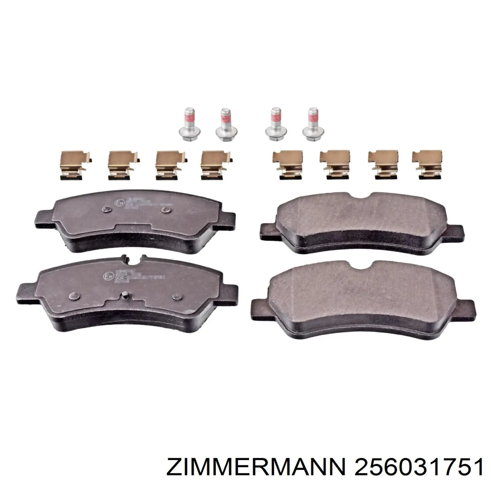 Задние тормозные колодки 256031751 Zimmermann