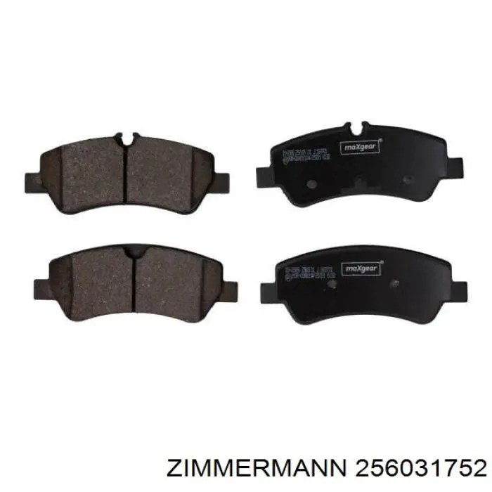 Колодки дисковые  Zimmermann 256031752 цена, от 35.83 USD