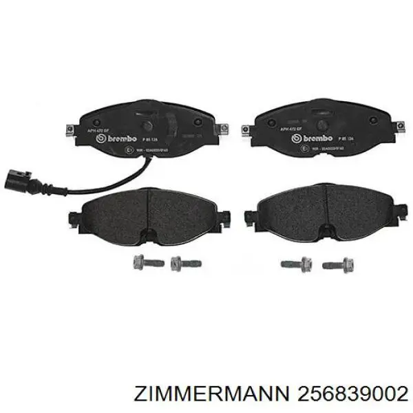 Купить 256839002 Zimmermann Колодки тормозные