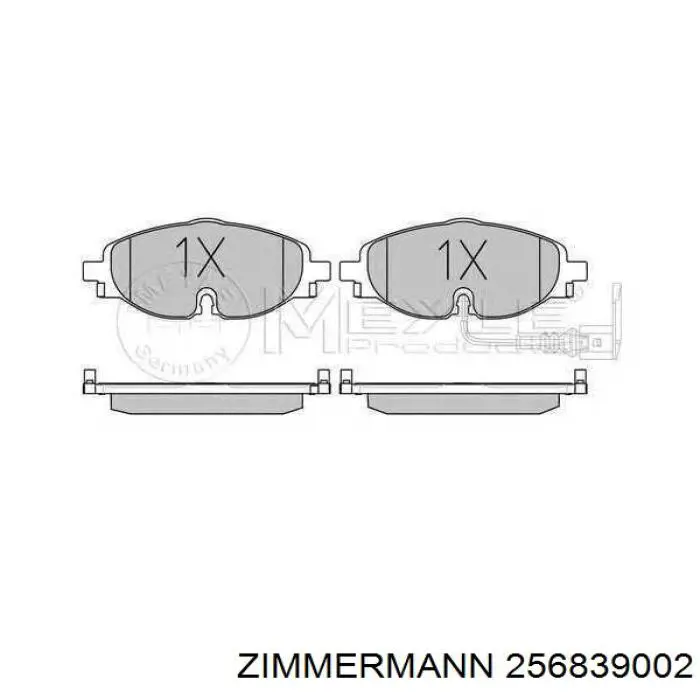 Тормозные колодки Zimmermann 256839002