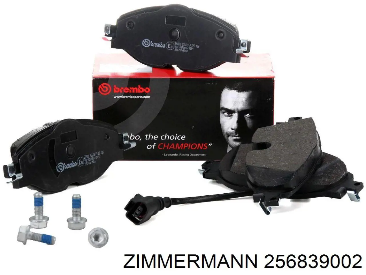 Передние тормозные колодки 256839002 Zimmermann