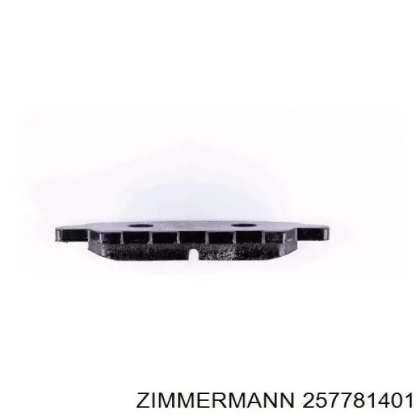 Купить 257781401 Zimmermann Колодки тормозные задние, дисковые