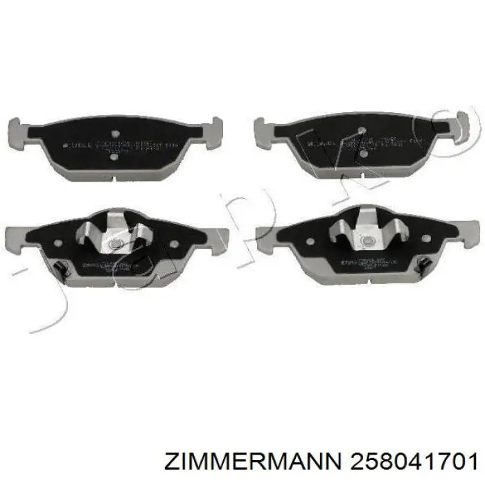 Колодки Zimmermann 258041701 цена, от 54.35 USD
