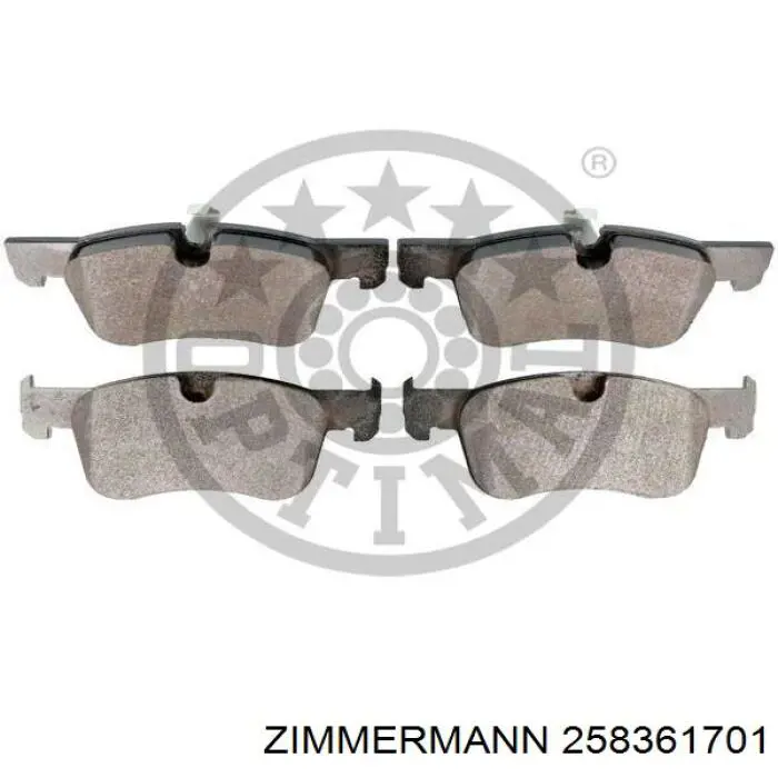 Колодки Zimmermann 258361701 цена, от 41.40 USD