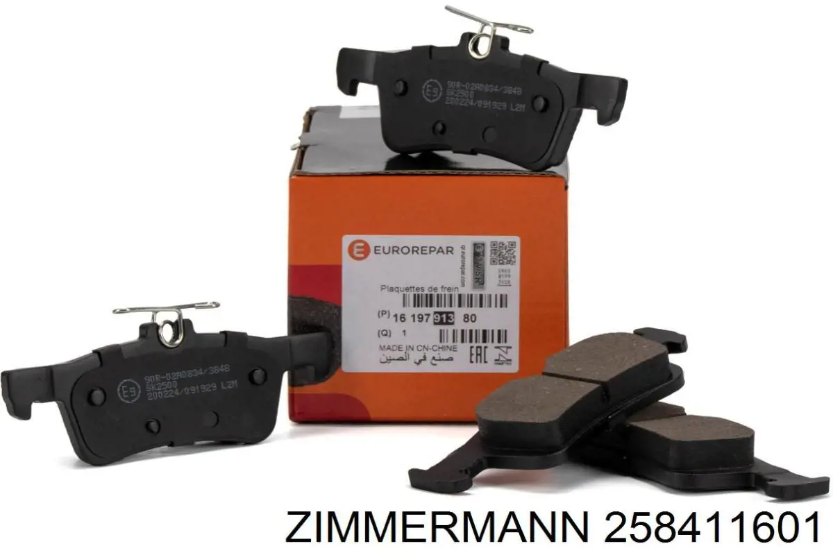 Задние дисковые колодки Zimmermann 258411601