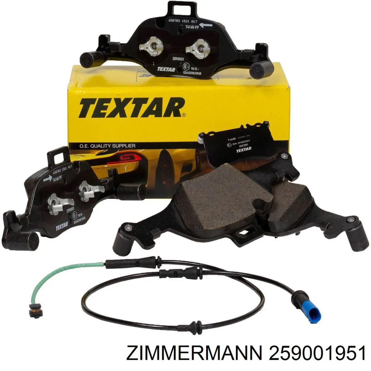 Купить 259001951 Zimmermann Колодки тормозные