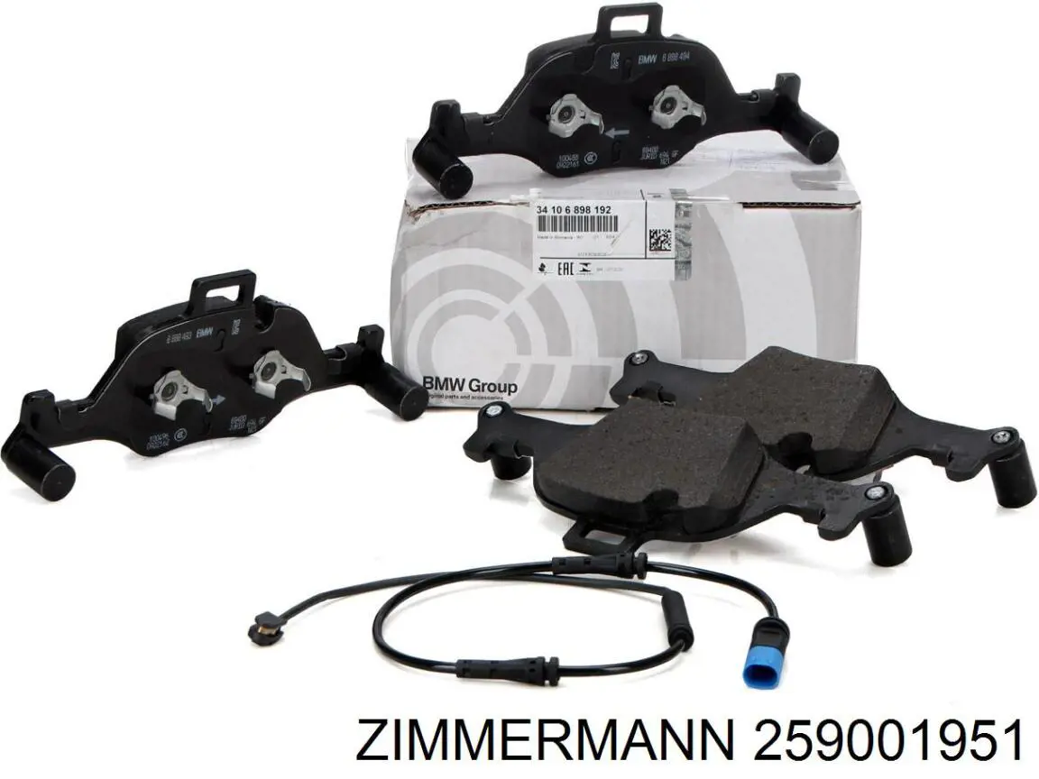 Колодки Zimmermann 259001951 цена, от 117.08 USD