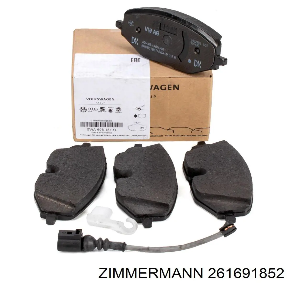 Колодки Zimmermann 261691852 цена, от 86.07 USD