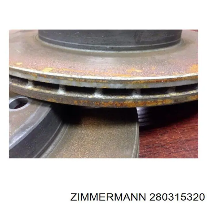 280315320 Zimmermann Диск тормозной передний